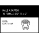 Marley Camlock Male Adaptor to Female BSP 75 x 2" - CAM75.50A
